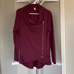 Maroon Zip up Jacket